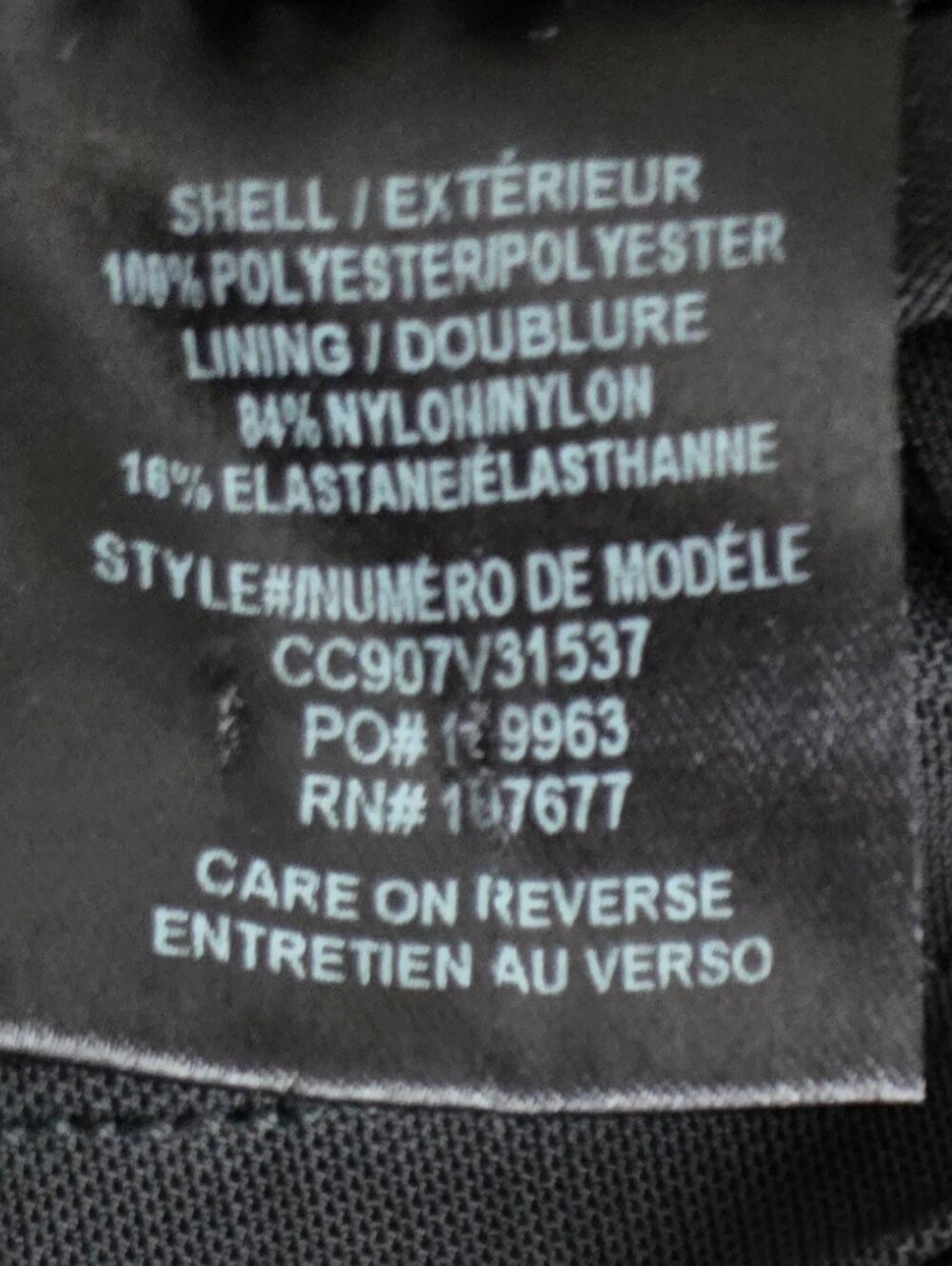 Alice + Olivia Black Textured V-Neck Dress Size 6 - Picture 12 of 13